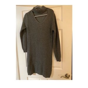 Gray Sweater Dress